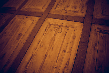 Crypt in Sao Francisco mausoleum in Porto.の写真素材