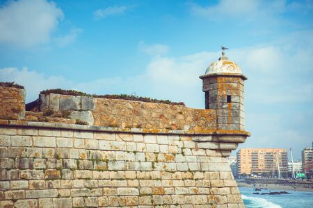 Castelo do Queijo or Cheese Castle or Forte Francisco Xavier in Porto.のeditorial素材