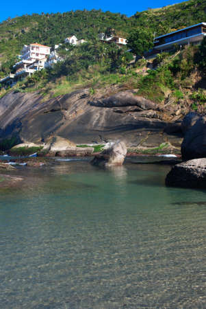 Mansion in Itacoatiara beach in Niteroi, Rio de Janeiro, Brazilの写真素材