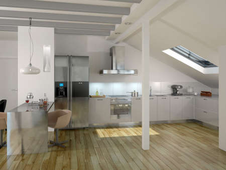 Modern Luxury Kitchen Apartment Architecture Interior Modern Luxury Kitchen Apartment Architecture Interior