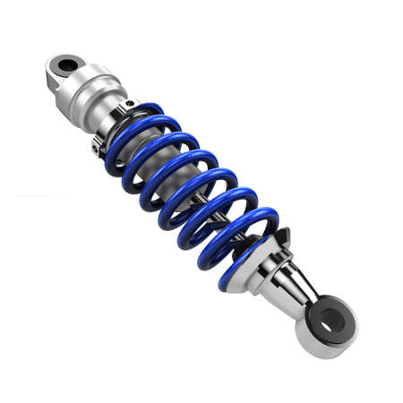 Sport Shock absorber isolated on white backgroundの写真素材