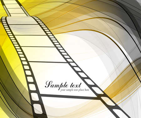 Curved photographic filmのイラスト素材