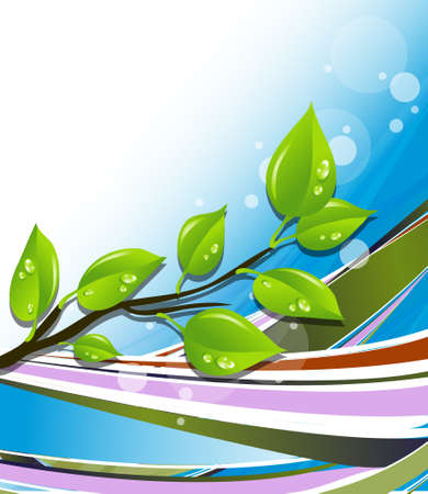 Abstract nature background のイラスト素材