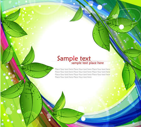 Abstract nature background のイラスト素材