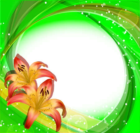Abstract nature background のイラスト素材