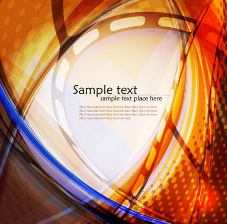 Abstract wavy vector design のイラスト素材