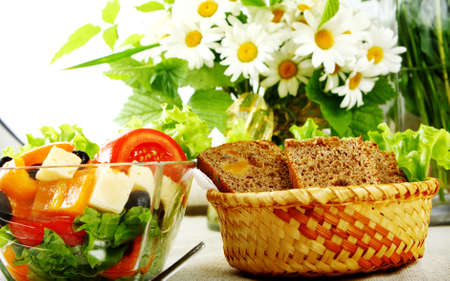 Fresh vegetables on white backgroundの写真素材