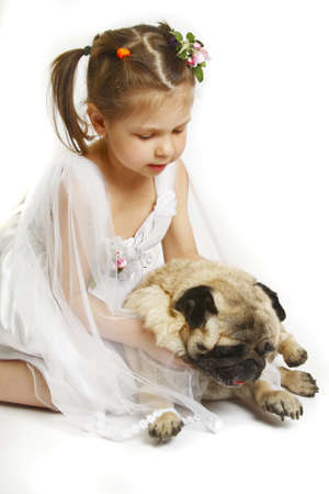 beautiful girl in a fairy costume の写真素材