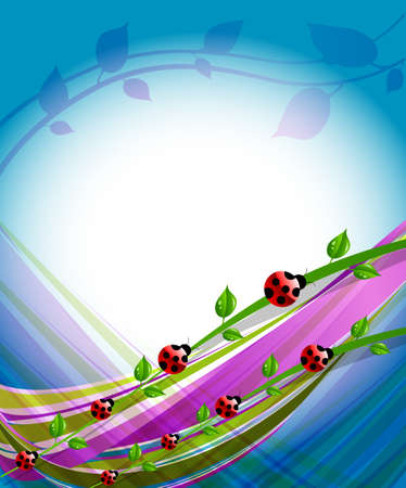 Abstract nature background のイラスト素材