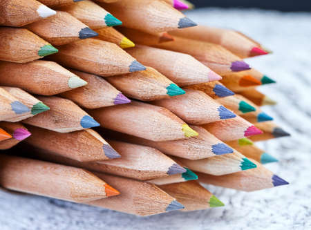 Wooden color pencils