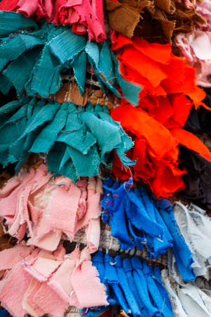 Textile colorsの写真素材