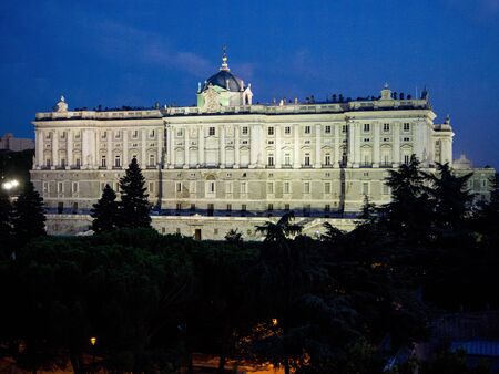 Royal Palace in Madridのeditorial素材