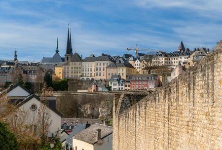 View of Luxembourg city - Luxembourgの写真素材