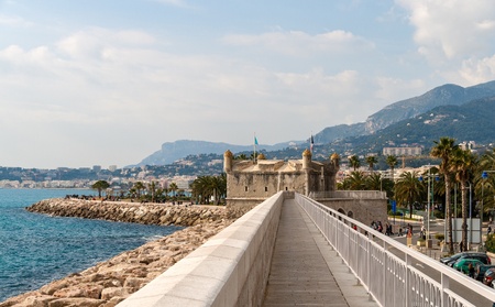 Le Bastion, Jean Cocteau museum - Menton, French Rivieraのeditorial素材