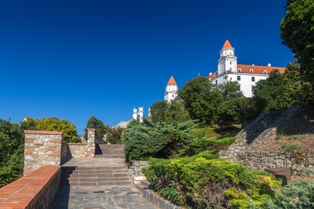 Ascent to Bratislava Castle - Slovakiaのeditorial素材