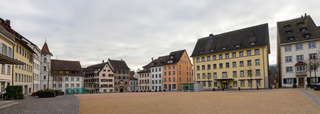 A square in Schaffhausen - Switzerlandのeditorial素材