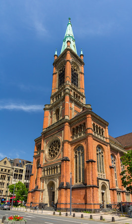 Johannes Church (Johanneskirche) in Dusseldorf, Germanyの写真素材