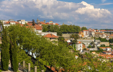 View of Porto from Jardins do Palacio de Cristalの写真素材