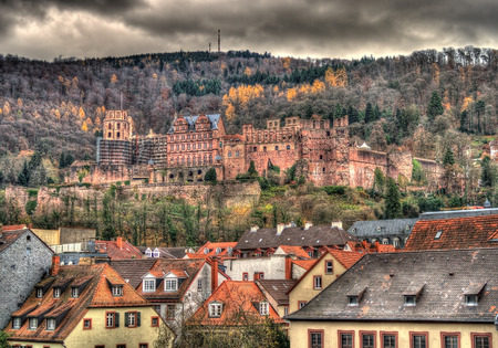 Heidelberg Castle - Germany, Baden-Wurttembergのeditorial素材