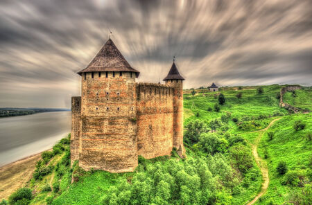 Khotyn Fortress, Ukraine のeditorial素材