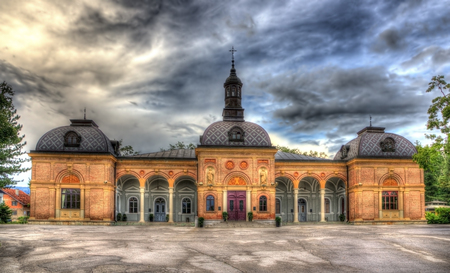 Mortuary in Mirogoj Cemetery - Zagreb, Croatia