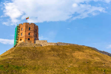 Gediminas Tower in Vilnius, Lithuaniaのeditorial素材
