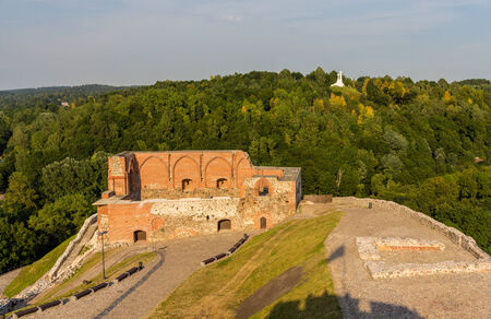 Remains of Vilnius castle, Lithuaniaのeditorial素材