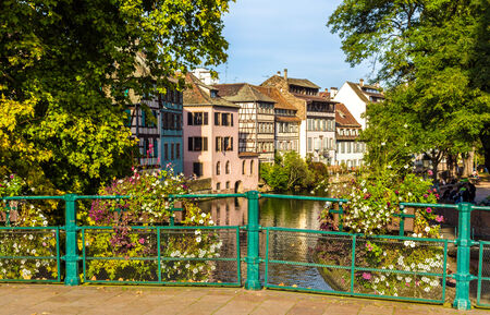 Strasbourg in Petite France area - Alsaceの写真素材