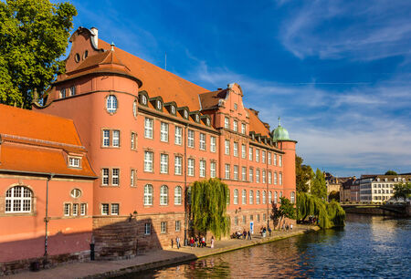 View of Strasbourg city center. Franceのeditorial素材