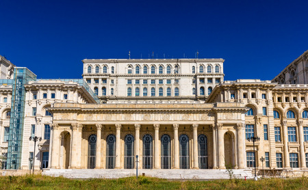 Palace of the Parliament in Bucharest, Romaniaのeditorial素材