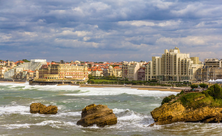 View of Biarritz - France, Aquitaineの写真素材