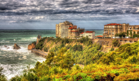 View of Biarritz - France, Aquitaineの写真素材