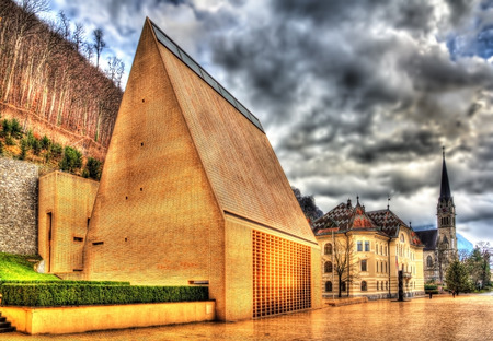The Landtag (Parliament) of the Principality of Liechtensteinのeditorial素材