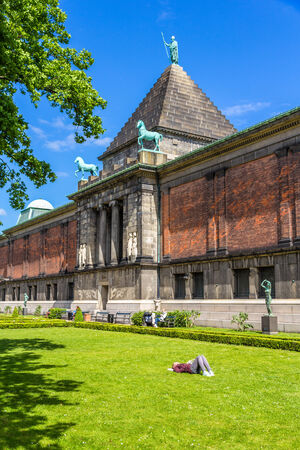 Ny Carlsberg Glyptotek, an art museum in Copenhagen, Denmarkのeditorial素材