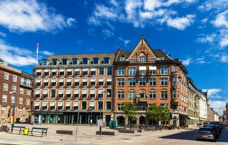 Buildings on the City Hall Square of Copenhagen, Denmark