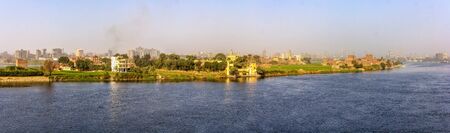 Gezirit el-Dahab or Gold Island in the Nile - Cairo, Egyptの写真素材