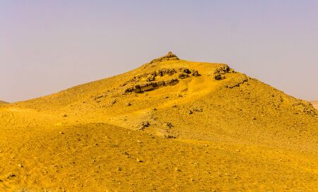 Hill in the Sahara near Giza - Egyptの写真素材
