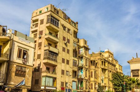 Buildings in the Islamic district of Cairo - Egyptの写真素材
