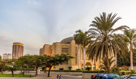 Cairo Opera House in the evening - Egyptのeditorial素材
