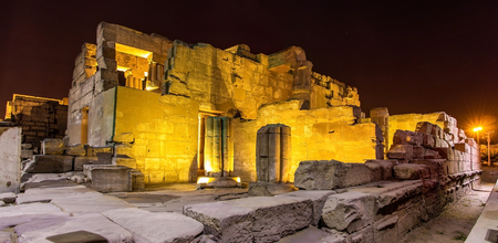 Luxor temple at night - Egyptのeditorial素材