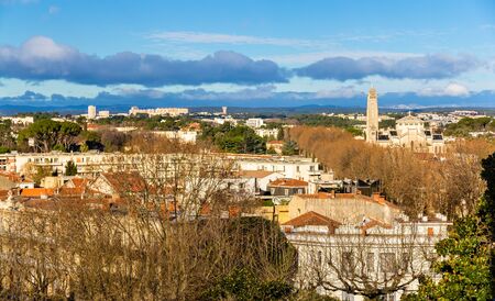 View of Montpellier - France, Languedoc-Roussillonの写真素材