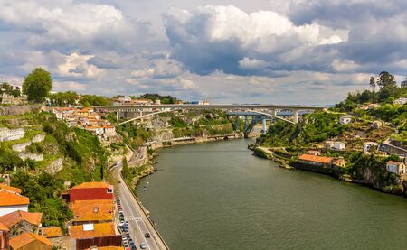 Infante D. Henrique Bridge in Porto, Portugal