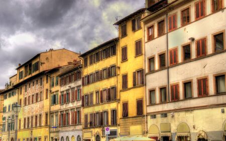 Buildings in the historic centre of Florence - Italyのeditorial素材
