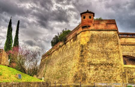 Walls of the Forte di Belvedere in Florence - Italy