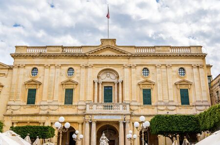 The National Library of Malta in Vallettaのeditorial素材