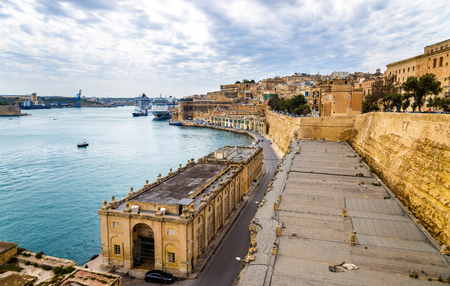 Grand Harbour in Valletta - Maltaのeditorial素材