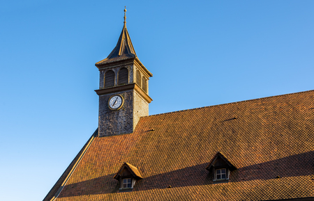 Building in the historic center of Montbeliard - France, Doubsのeditorial素材