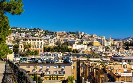 View of Genoa city - Italy, Liguriaの写真素材