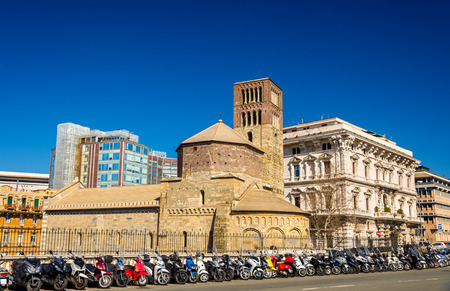 Santo Stefano church in Genoa - Italyのeditorial素材