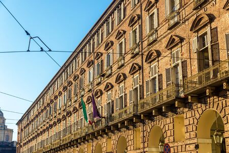 Turin government offices (Prefettura) - Italyのeditorial素材